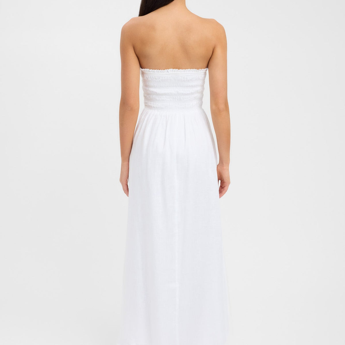 Kookai Juliet White Geometric Dress (For Hire)