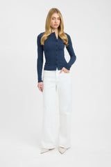 Bec Button Long Sleeve Top