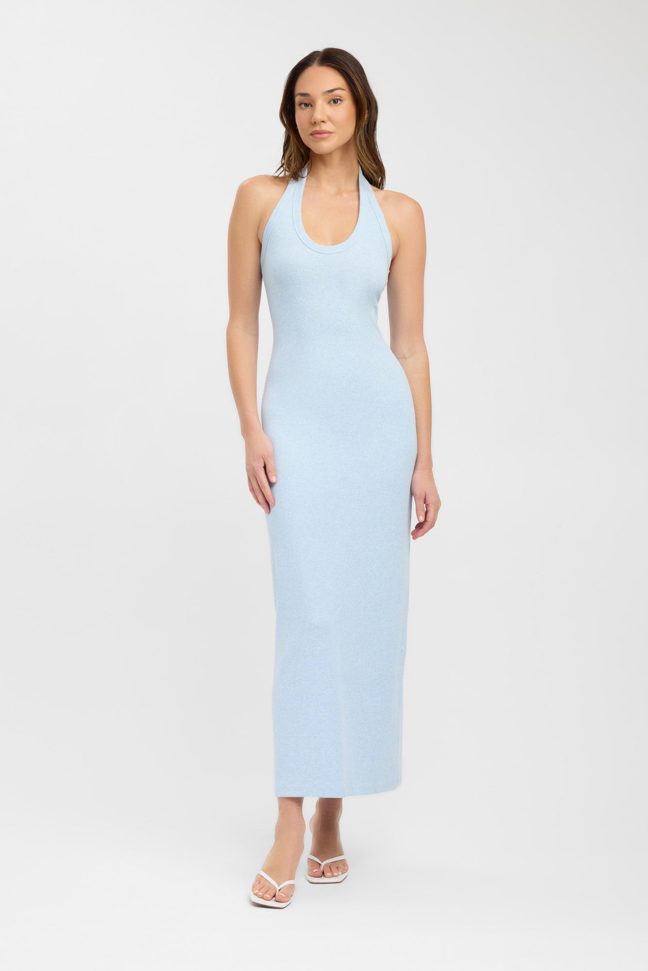 Midi dress baby blue hotsell
