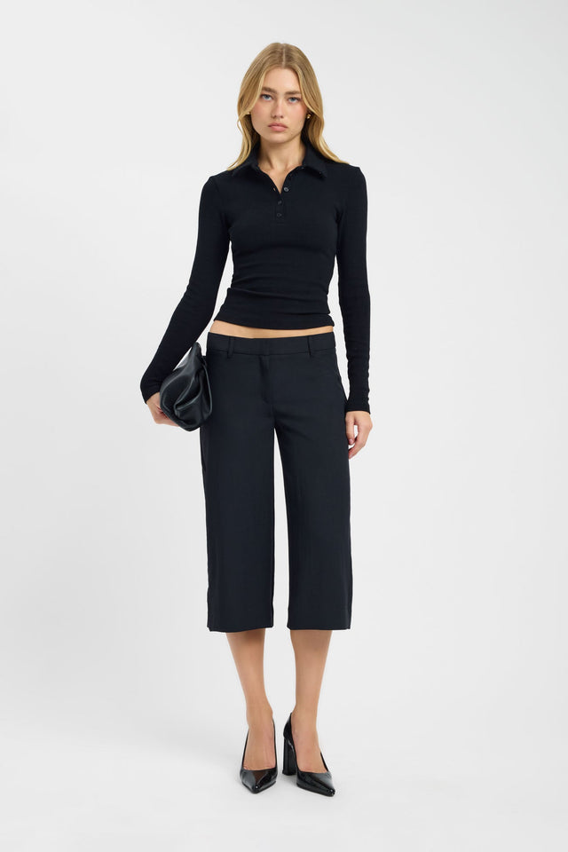 Myles Polo Long Sleeve Top