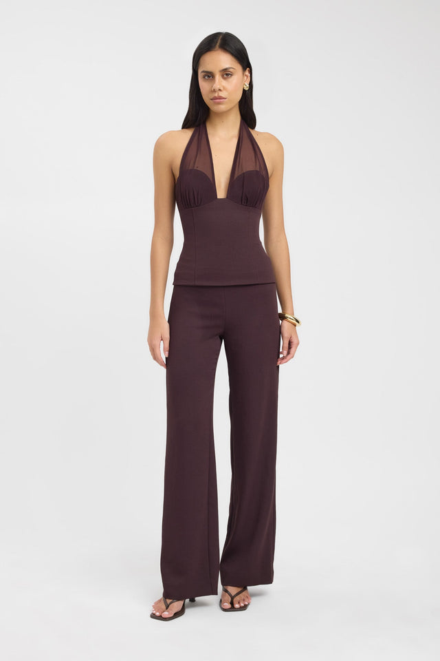 front Oyster Core Low Rise Pant Kookai Wide-leg High-rise womens-regular-pants 