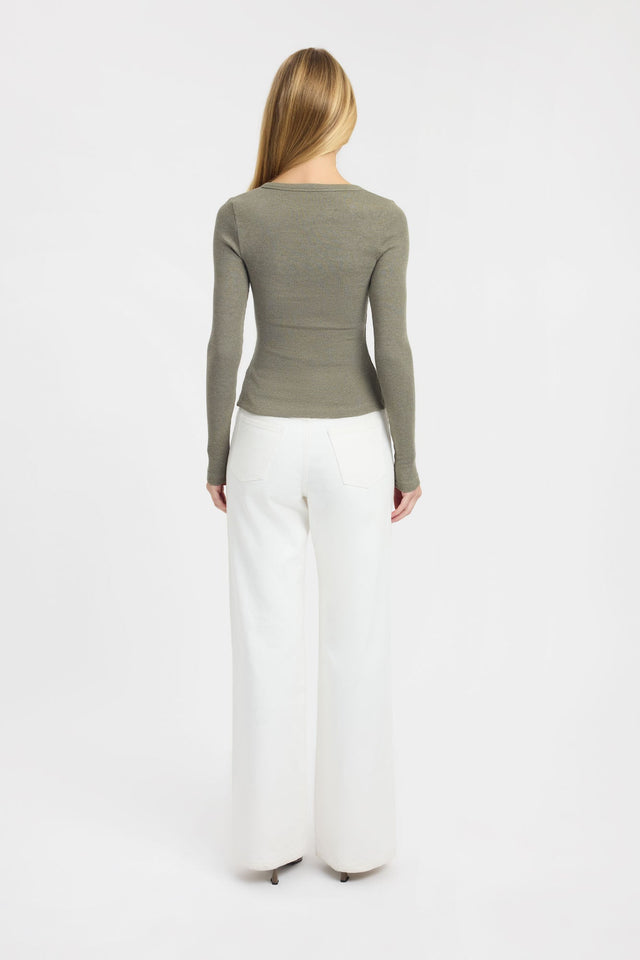 Bec Button Long Sleeve Top