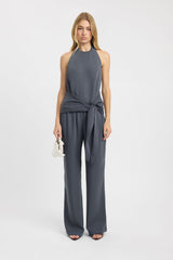 Maria Halter Wrap Top