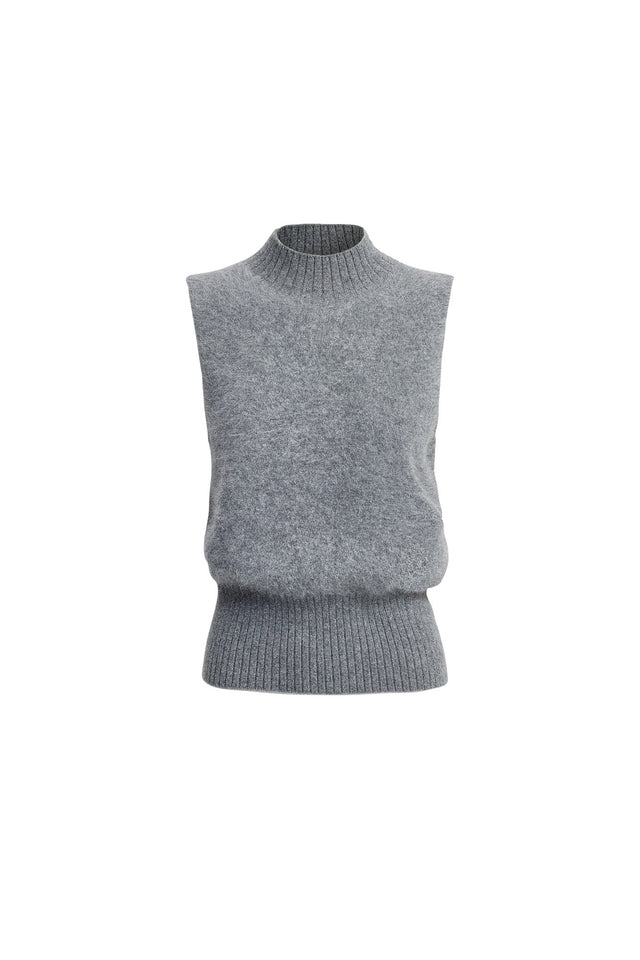 side Geneva Tank Kookai Relaxed Strapless High-neck white womens-singlets 