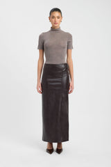 Heavy Phoenix Belted Maxi Skirt