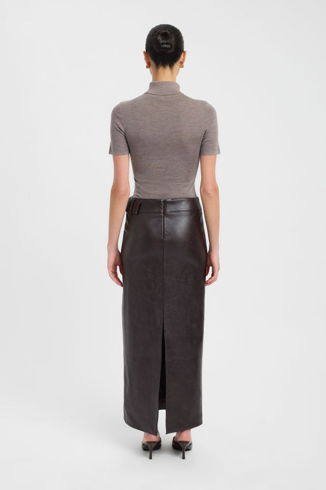 Heavy Phoenix Belted Maxi Skirt