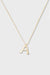 A - Initial Necklace