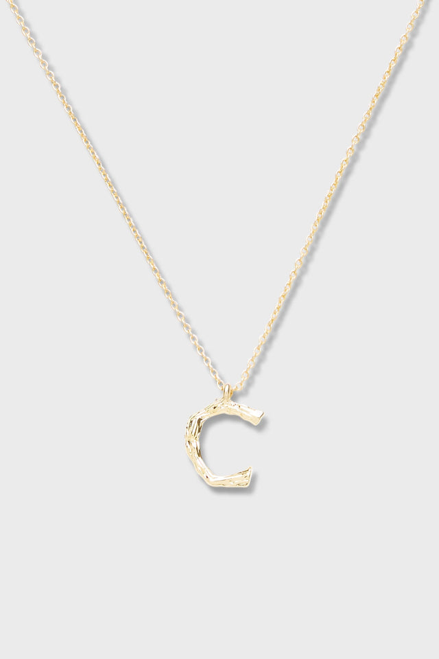 C - Initial Necklace