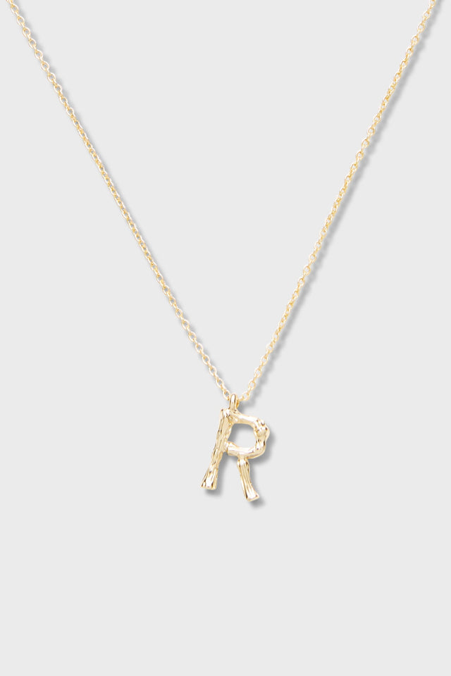 R - Initial Necklace