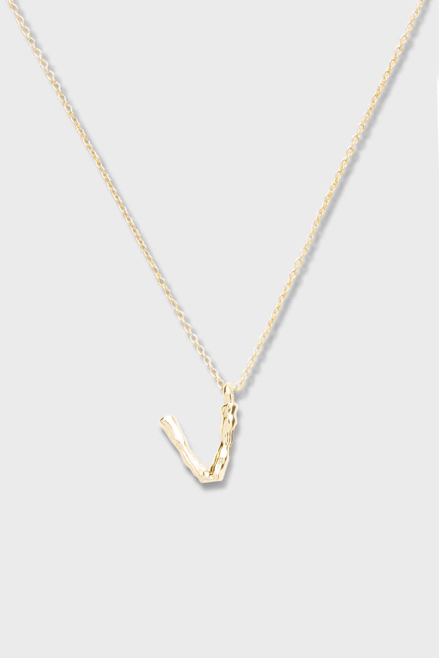 V - Initial Necklace