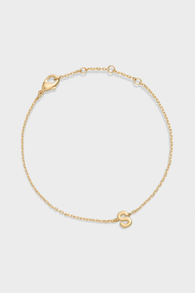 S - Letter Bracelet