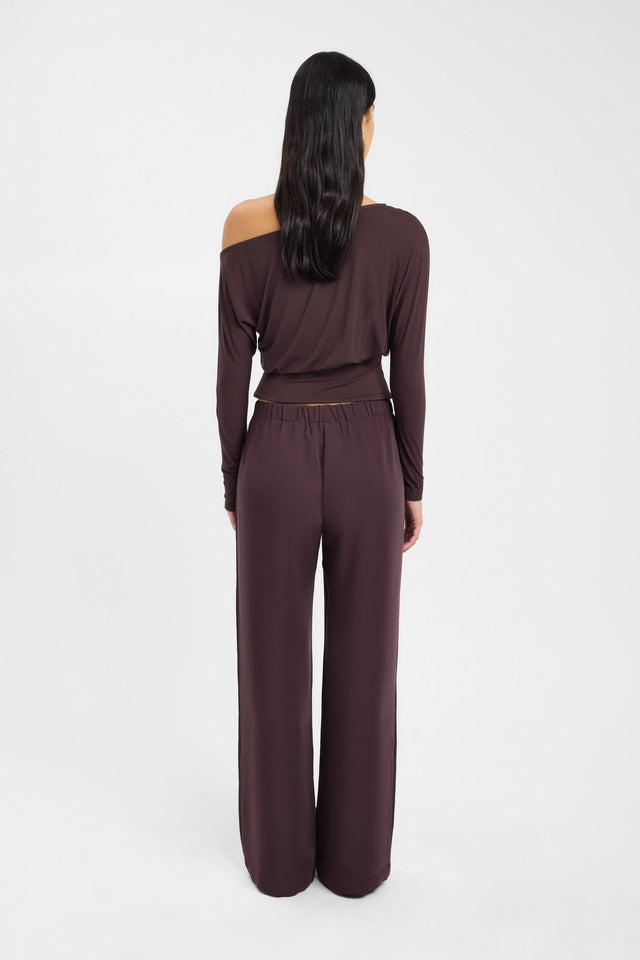 back Anders Top Kookai Relaxed Asymmetry Long sleeve Womens-Blouse 