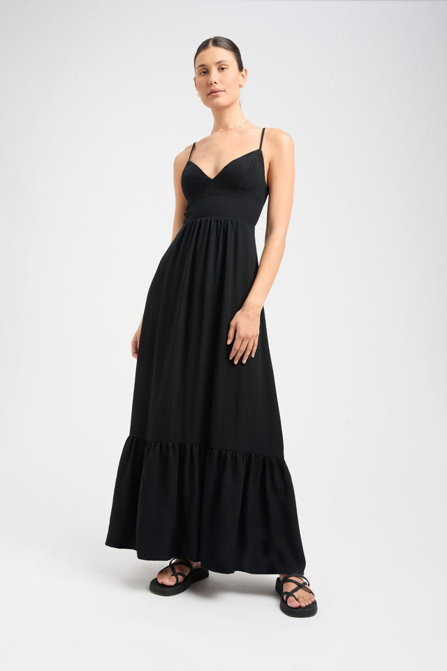 product Hayman Maxi Dress Kookai Aline Maxi Relaxed Sweetheart black womens-dresses 