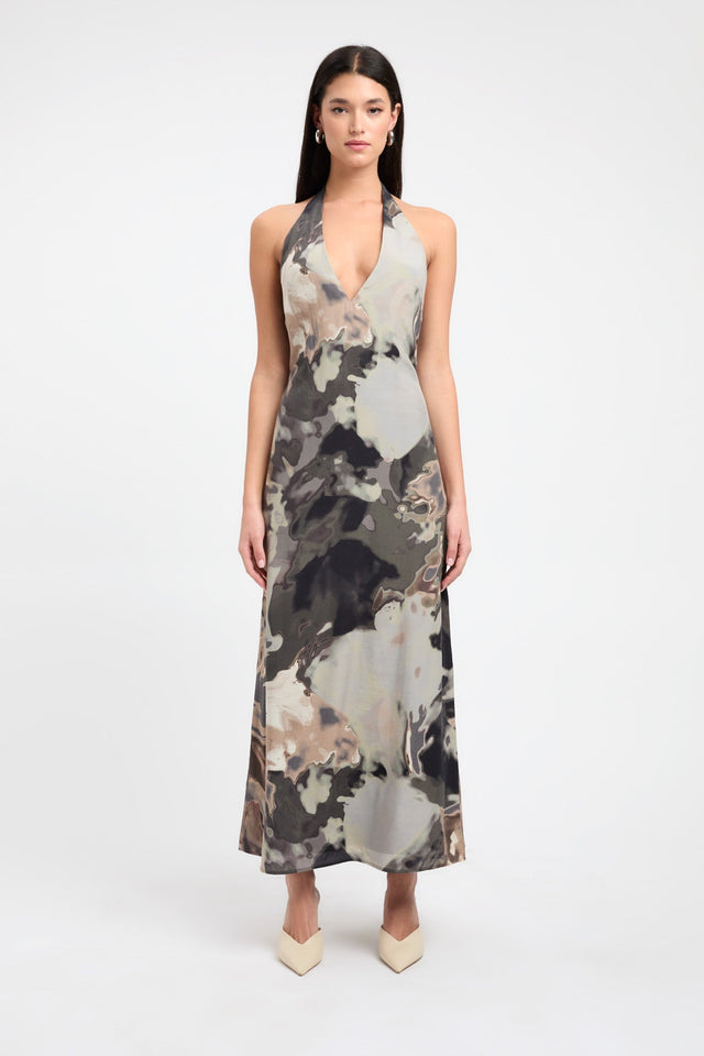 Lucia Deep Vee Dress