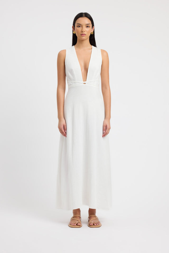 Hayman Deep Vee Dress