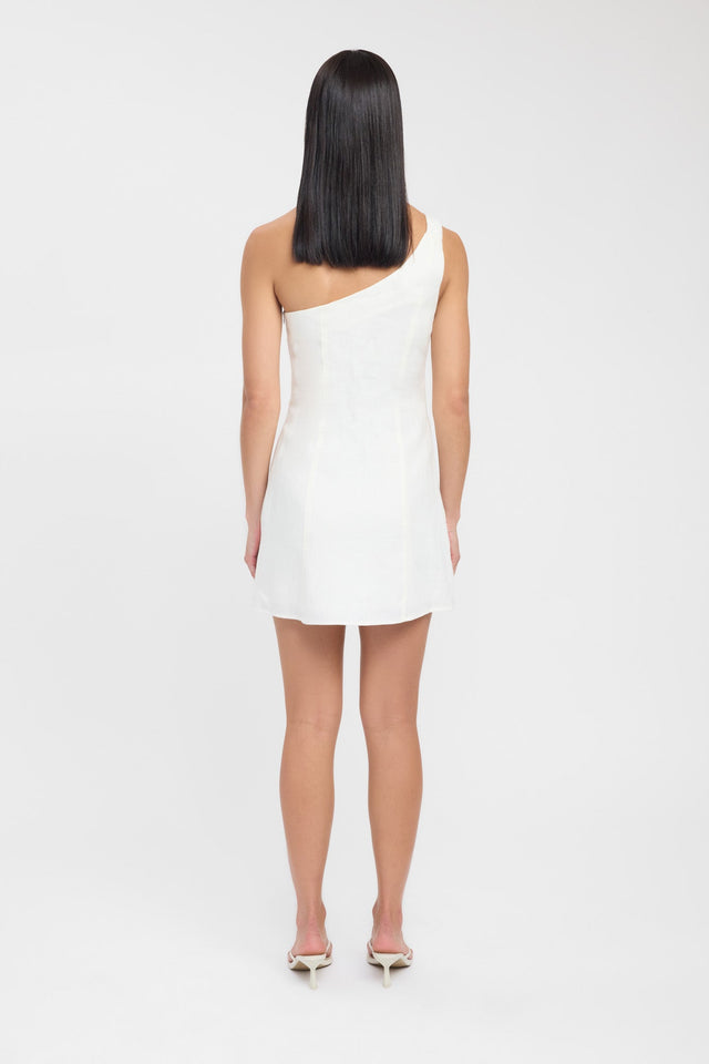 Palm Twist Mini Dress