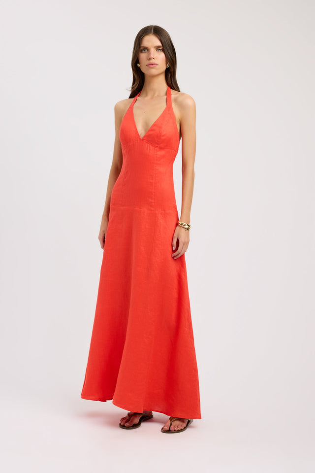 Tahiti Core Halter Dress