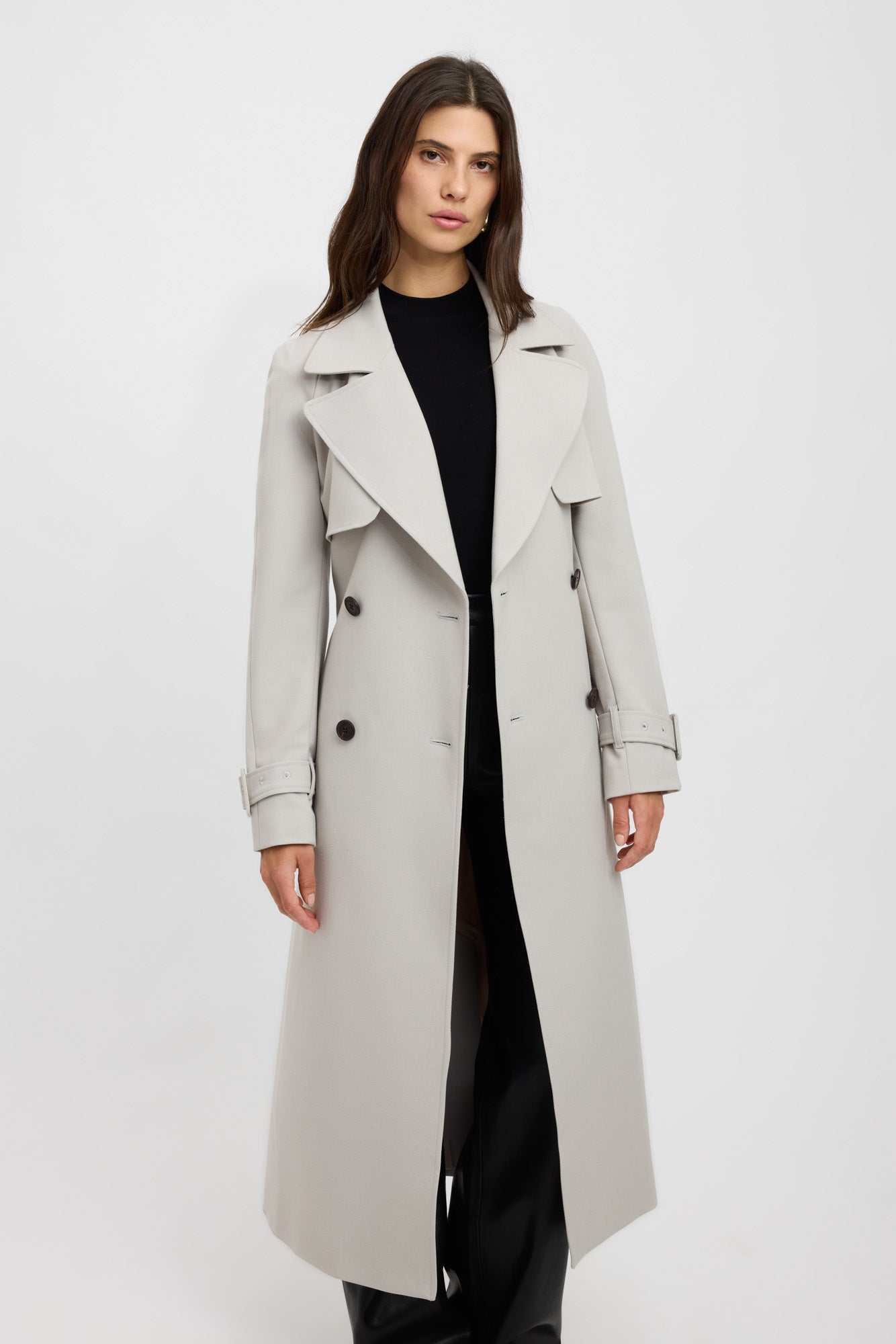 Grey trench coat womens uk outlet