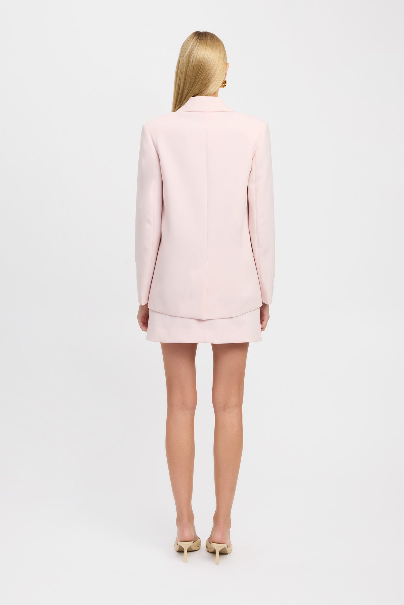 Womans pink blazer sales