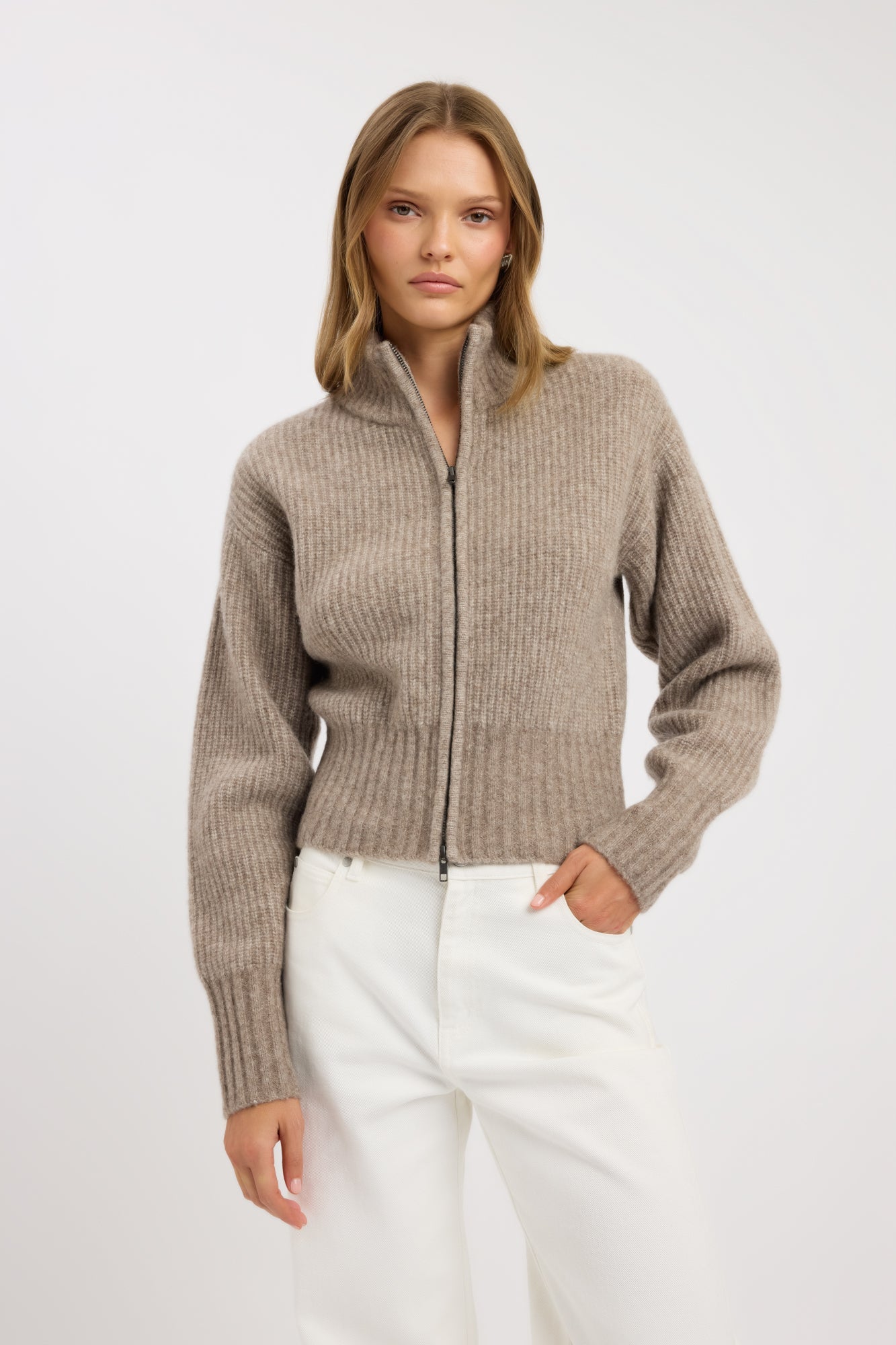 Irina Zip Cardigan – KOOKAÏ UK