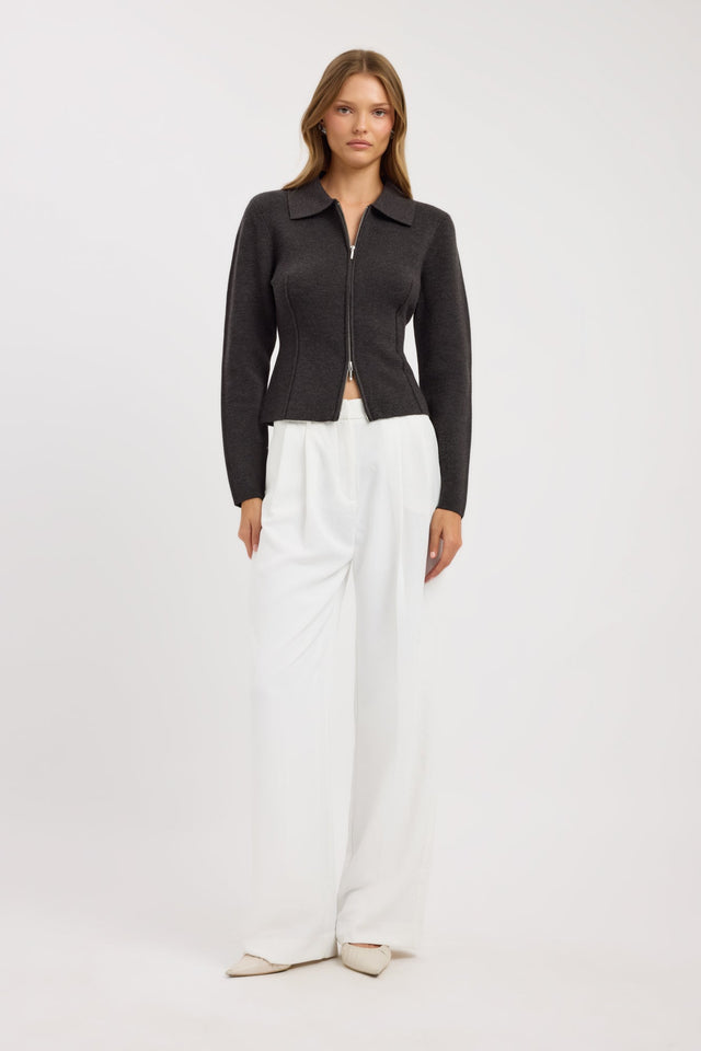 Ziggy Zip Knit Cardigan