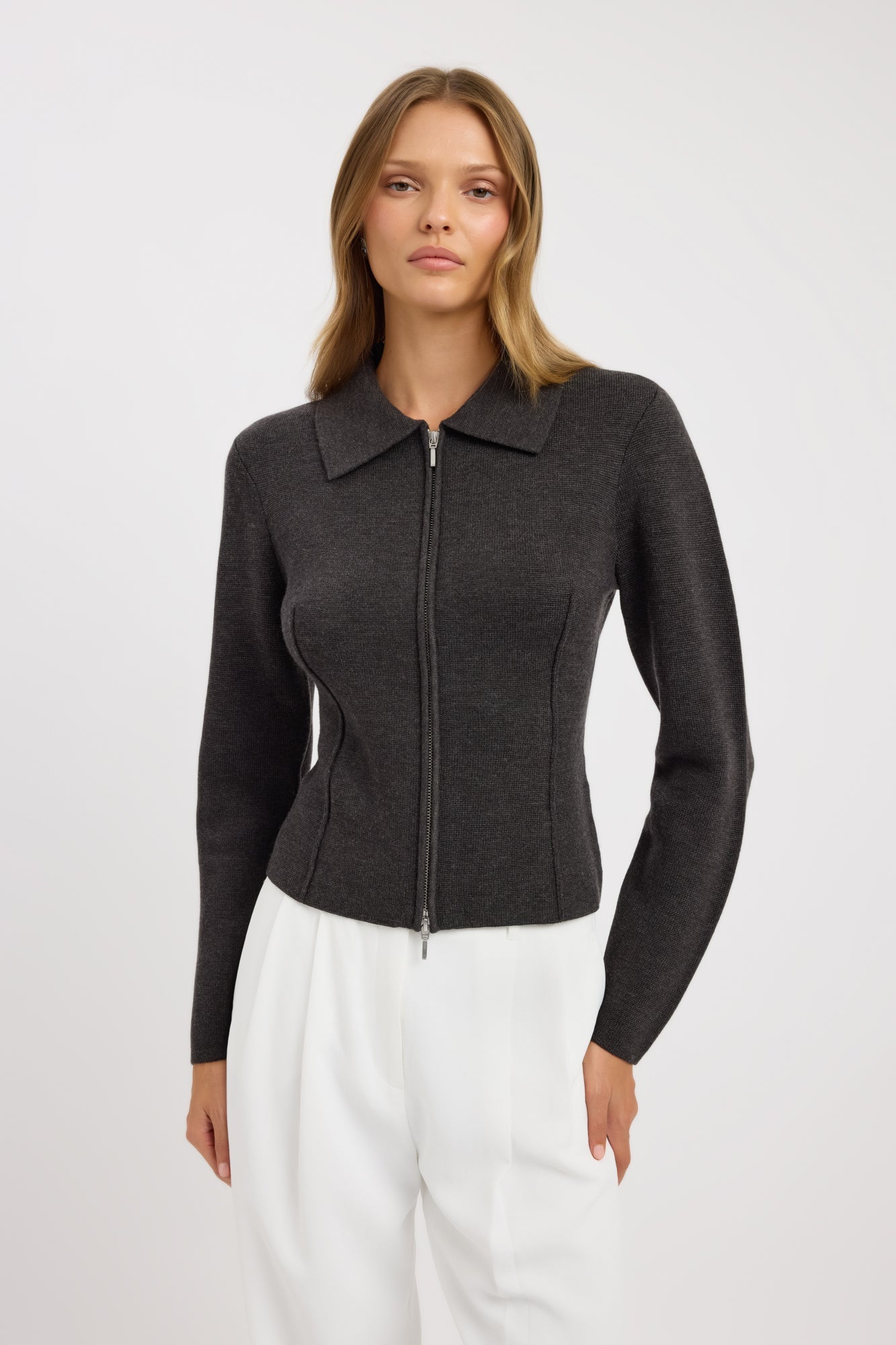 Ziggy Zip Knit Cardigan – KOOKAÏ UK