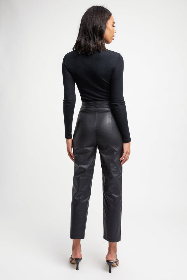 Clemence Leather Trouser
