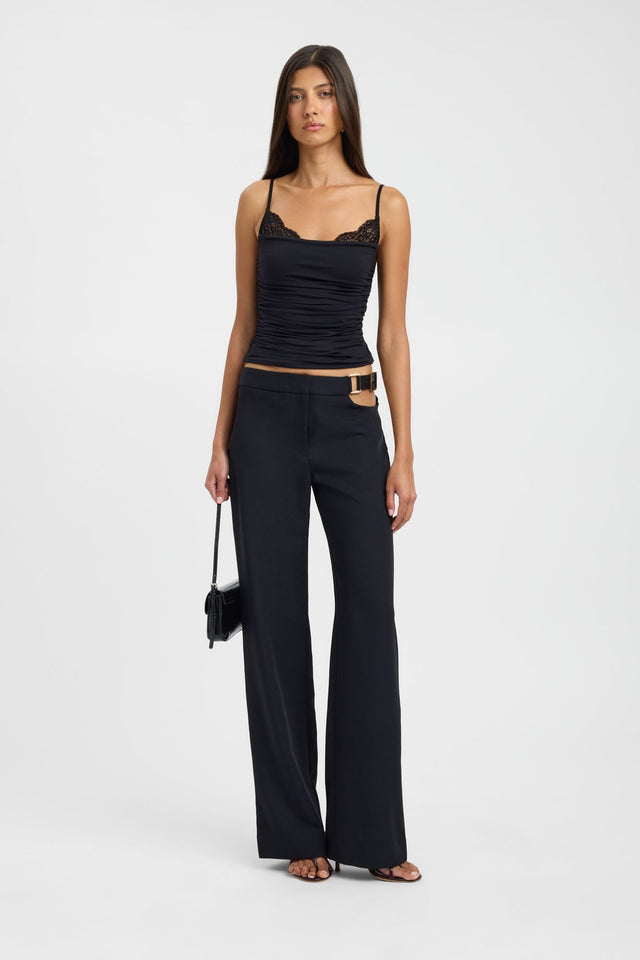 Ariel Leather Trim Pant