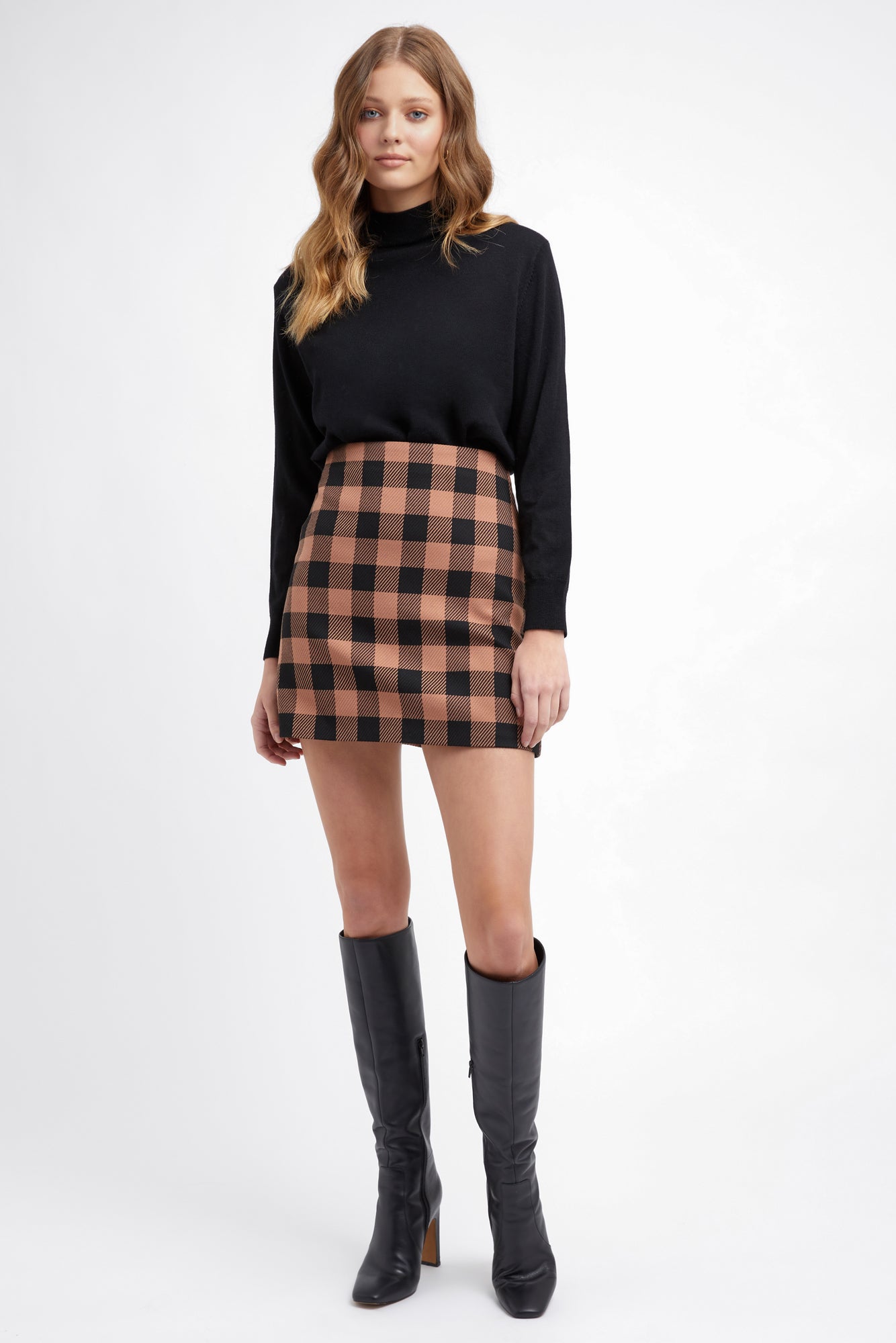 Tribeca Check Mini Skirt Magi UK Trading as KOOKAI UK