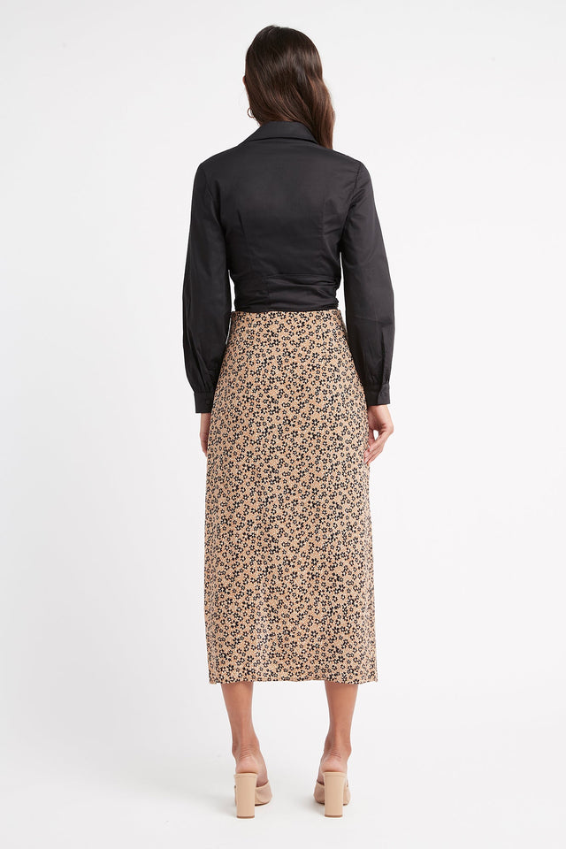 Tyla Midi Split Skirt