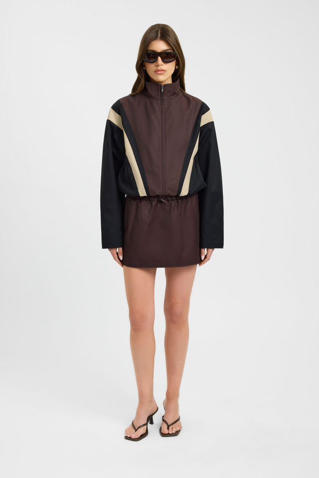 Spencer Contrast Mini Skirt