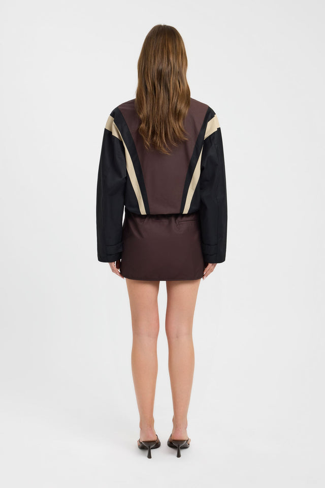 Spencer Contrast Mini Skirt