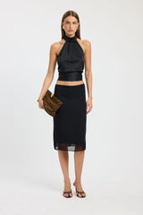 Maria Chiffon Midi Skirt