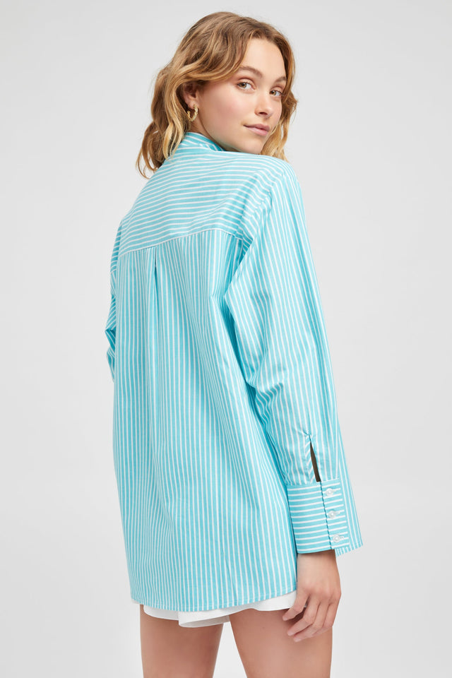 Henley Striped Shirt