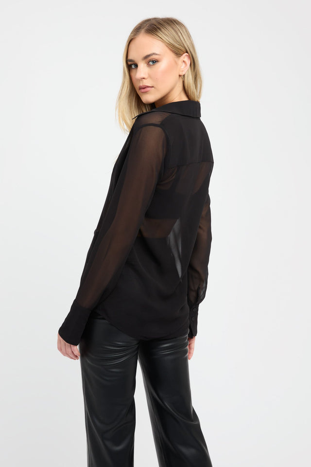 Sheer Slim Shirt