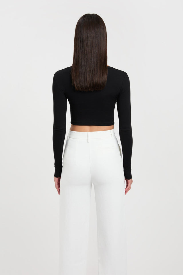 Quinnie Long Sleeve Crop