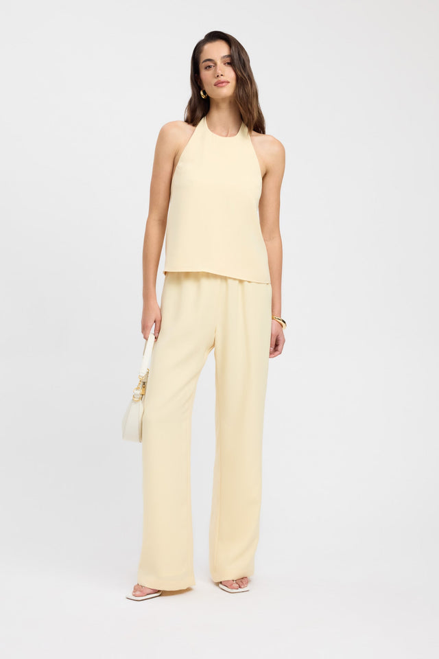 product Maria Wide Leg Pant Kookai Wide-leg High-rise yellow womens-regular-pants 