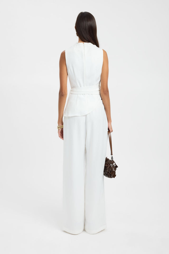 Maria Fringed Sash Top