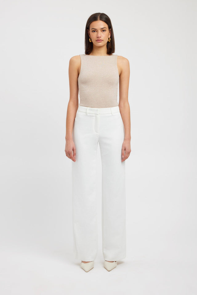 product Jordie Boat Tank Kookai Relaxed Thick strap white womens-singlets 