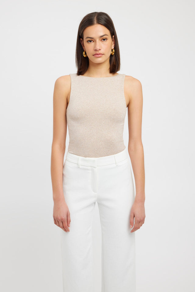 product Jordie Boat Tank Kookai Relaxed Thick strap white womens-singlets 