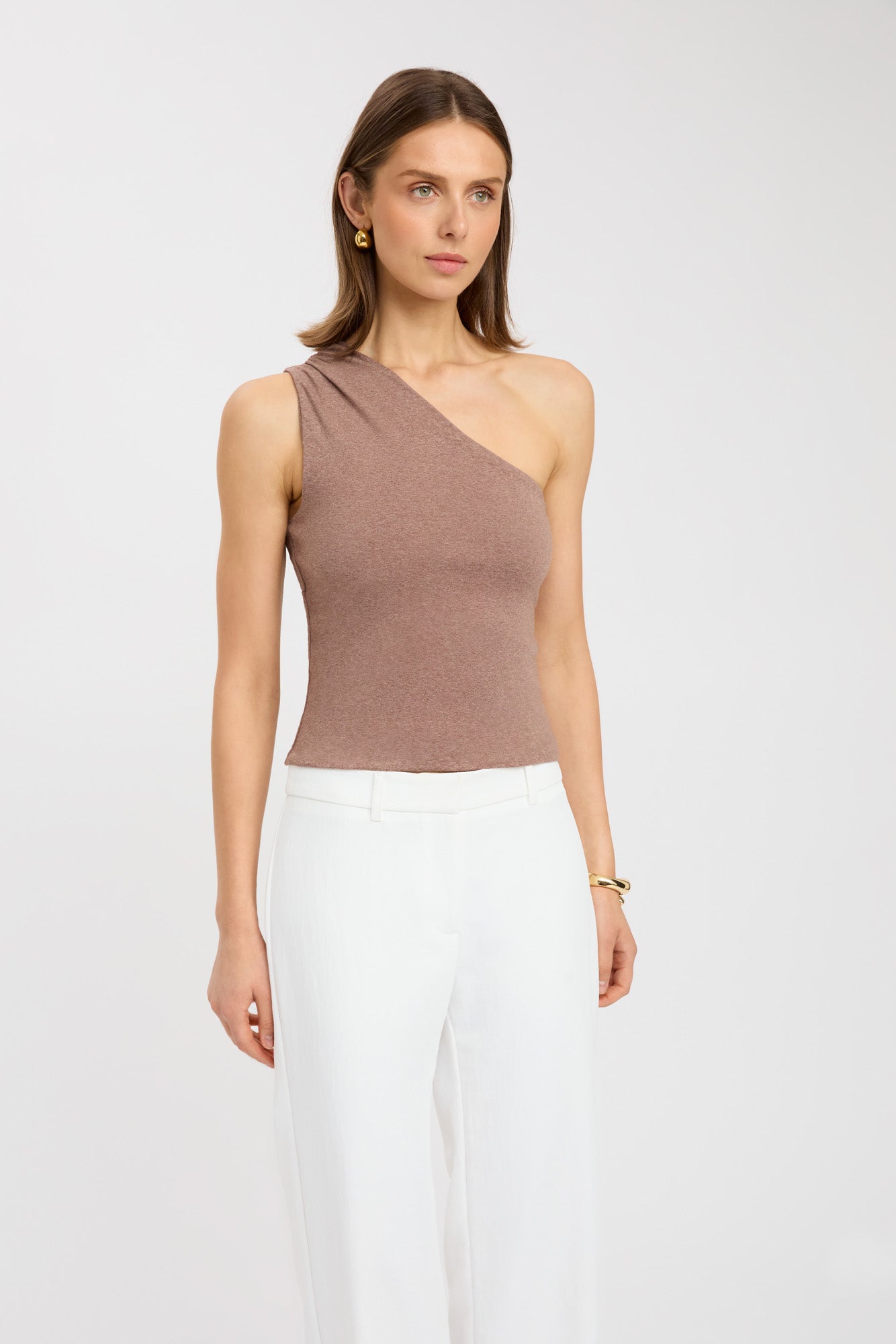 One shoulder top womens sale