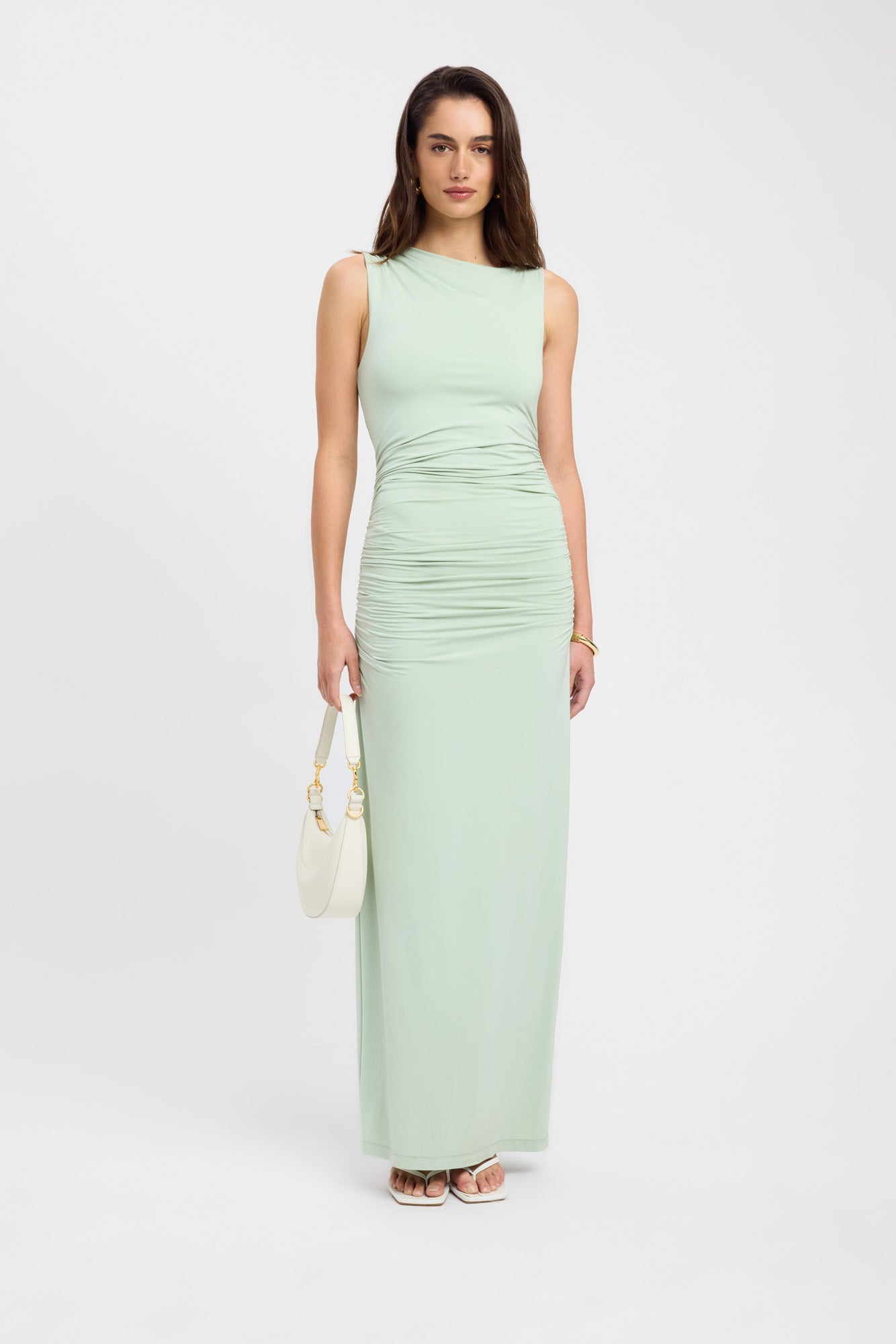 Light green maxi fashion dress uk