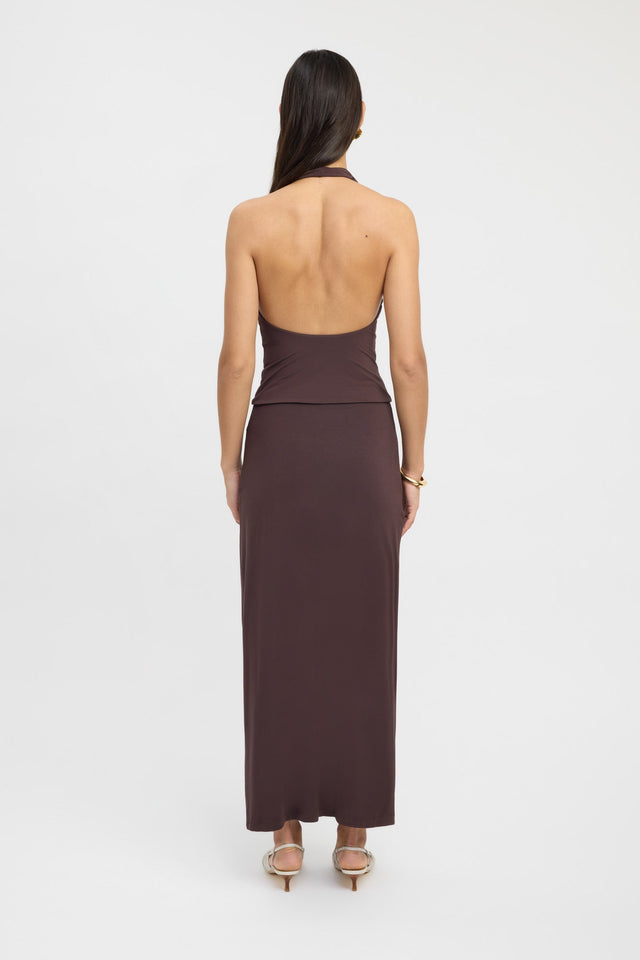 product Milly Maxi Skirt Kookai Straight Maxi brown womens-skirts 