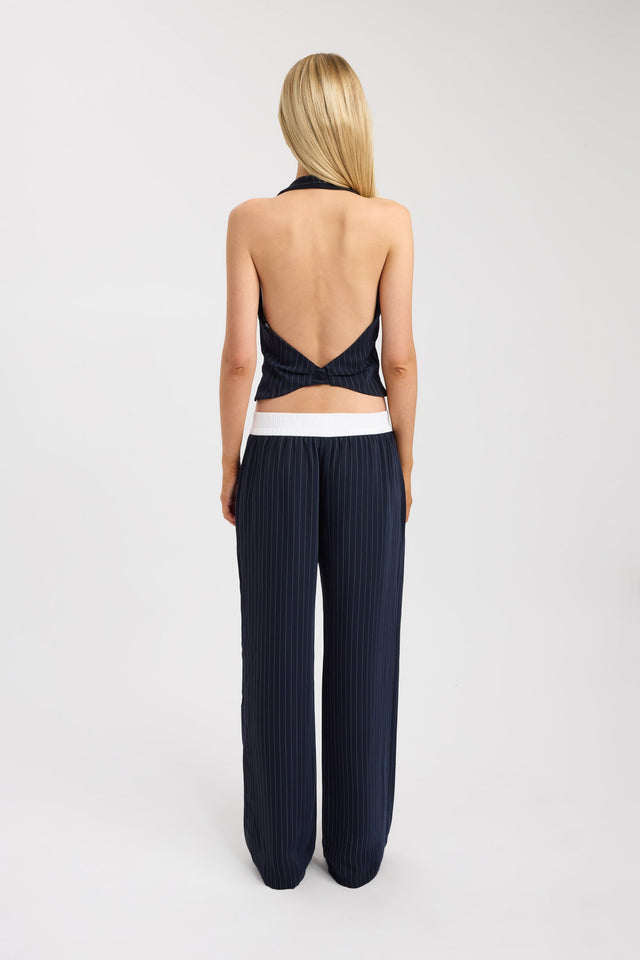 Oslo Deep Vee Halter Top