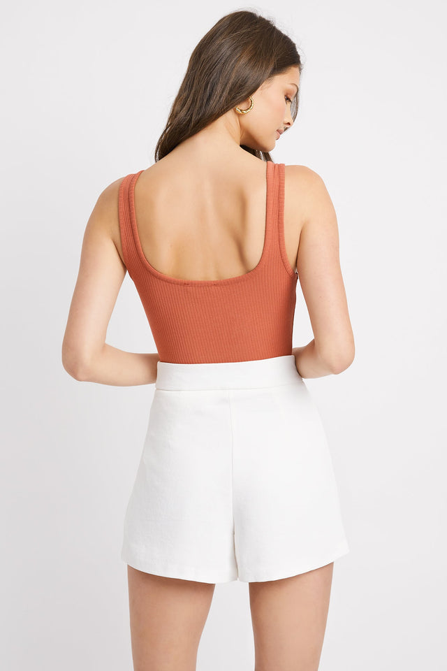 product Meghan Bodysuit Kookai Scoop neck orange womens-bodysuit 