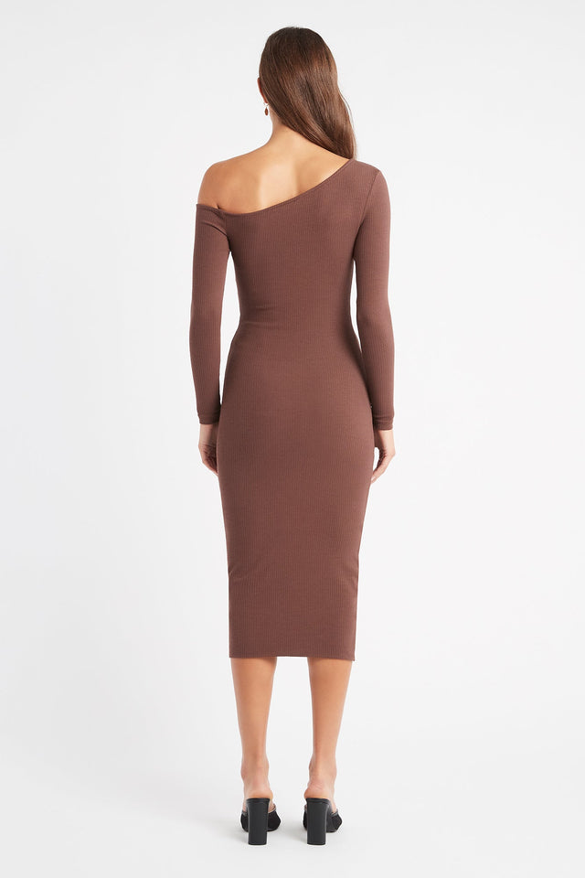 Kara One Shoulder Midi Dress