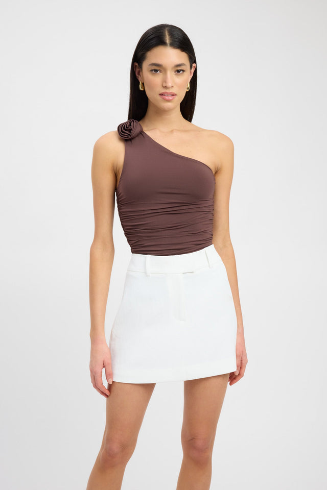 Rose Rouched Top