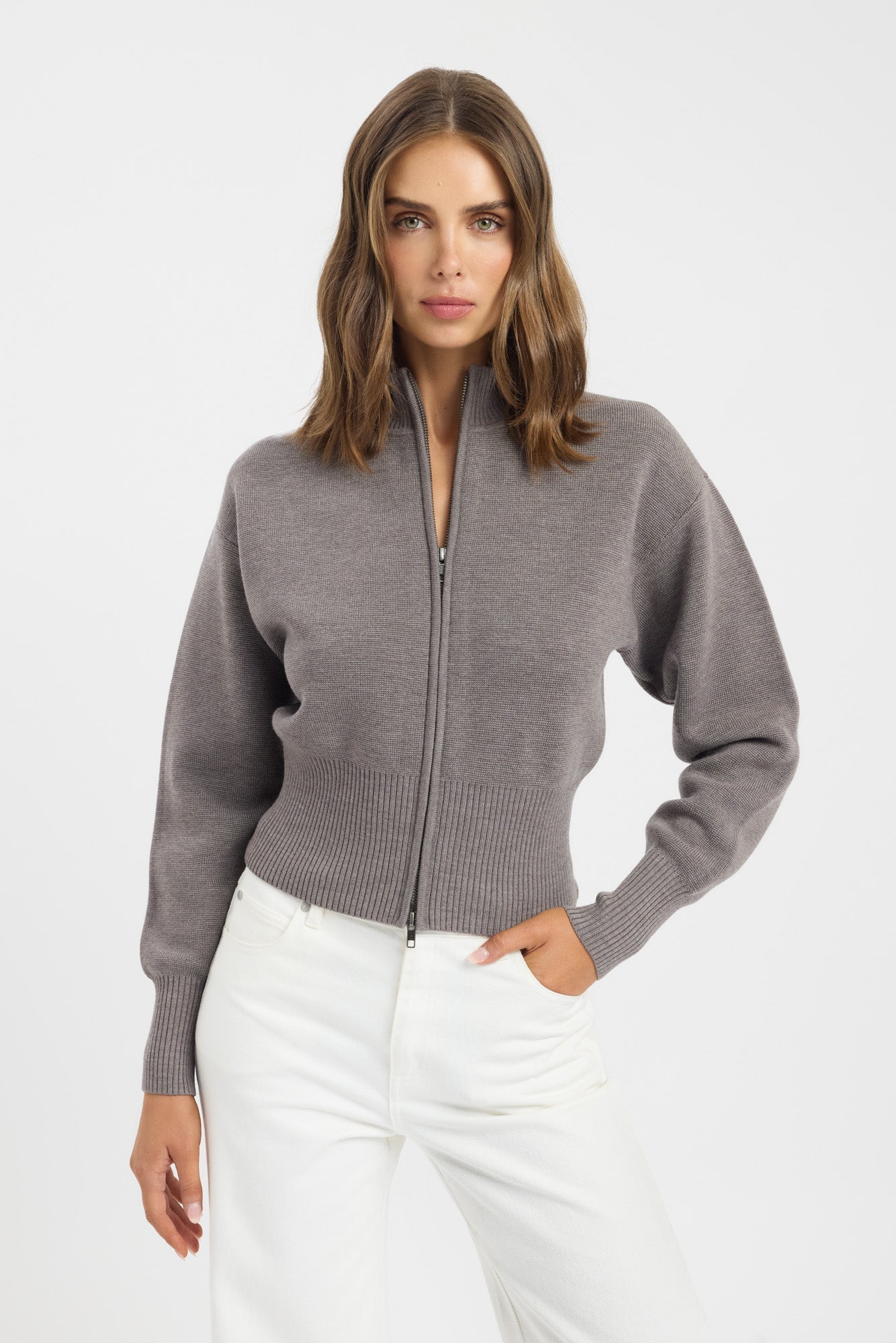 Dalton Zip Cardigan | KOOKAÏ UK