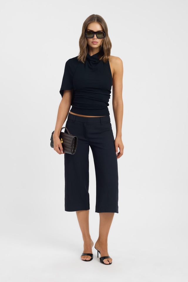 side Ariel Cropped Pant Kookai Wide-leg Mid-rise womens-regular-pants 