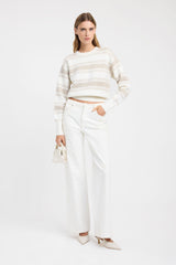 Dalton Stripe Crew Jumper